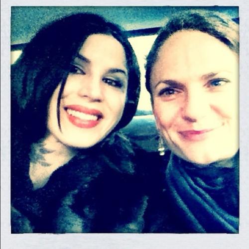 :) @SandraBark and I are bringing sunshine smiles to Helsinki! [December 29th, 2011]