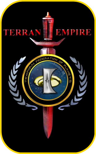  «The logo of Temporal Federation Planets» [ «Under the auspices of the Empire Earth TERRA» ]