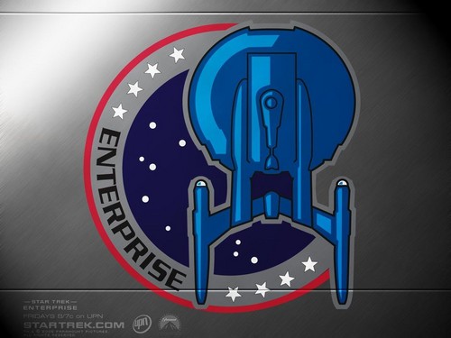 «The logo of the spaceship ENTERPRISE - NX - 01»