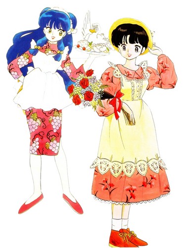  Akane & Shampoo (ranma 1 2 manga)