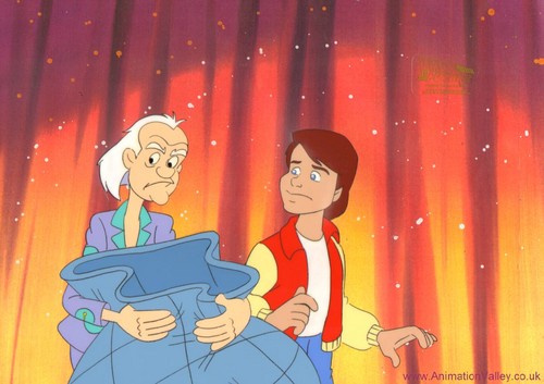  Back to the Future the Animated series Production cel