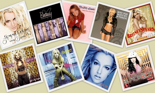  Britney Spears Albums Collage
