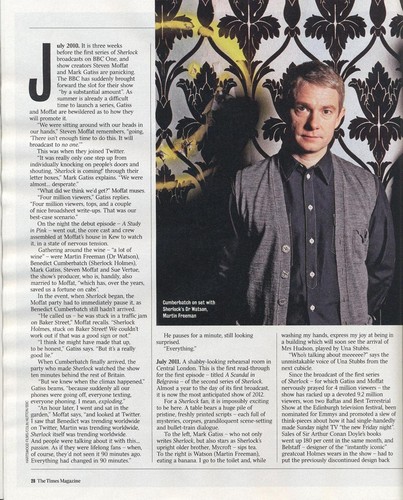  Caitlin Moran’s articolo on Sherlock from The Times