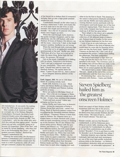  Caitlin Moran’s 기사 on Sherlock from The Times