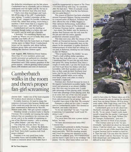  Caitlin Moran’s artikel on Sherlock from The Times