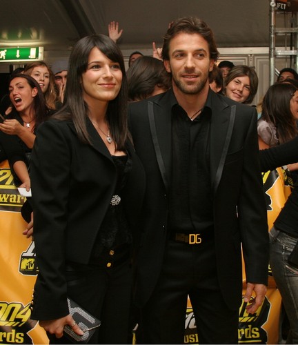  Del Piero with his wife Sonia