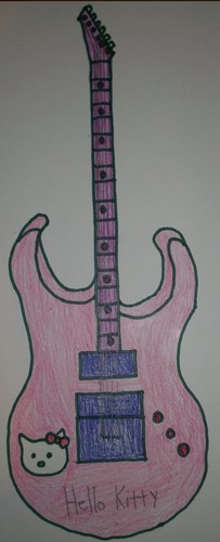  Hello Kitty đàn ghi ta, guitar
