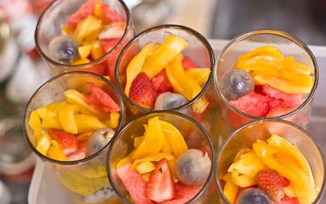  Hoa quả dầm - mixed fruits with coconut молоко