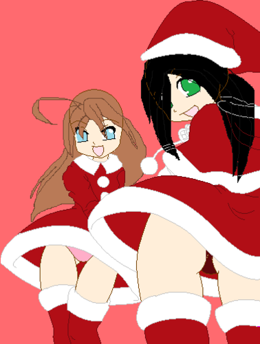  Jade and Rachel クリスマス