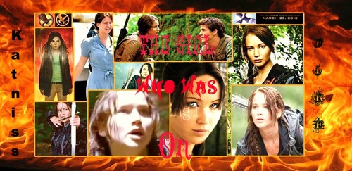  Katniss Girl on آگ کے, آگ