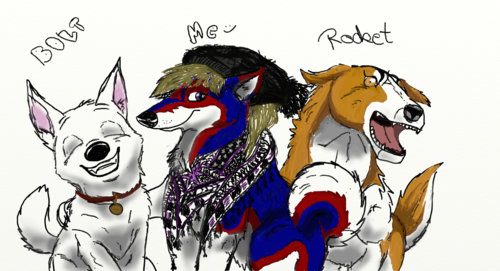 Me and my favourite dogs BOLT and Rocket (from GDW)