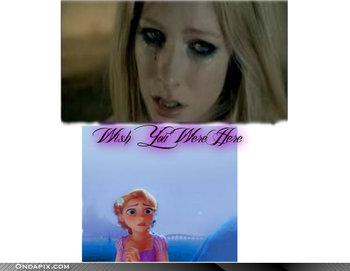  Rapunzel & Avril "Wish te Were Here" to Flynn and Deryck