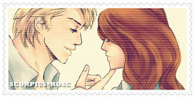  Scorpius & Rose Stamp