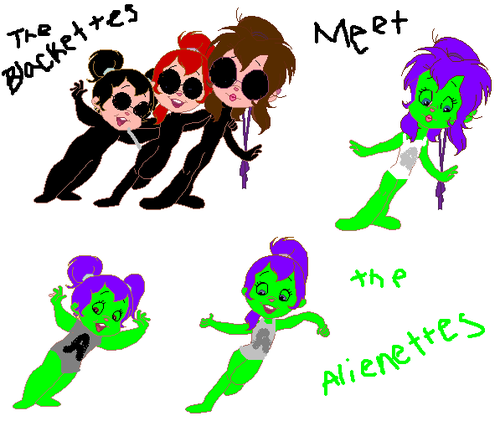  The Blackettes meet the Alienettes