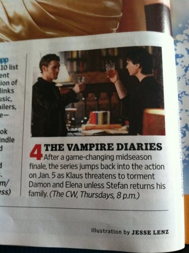  The Vampire Diaries - EW Magazine Scan - December 2011 (+ New Still from 3x10)