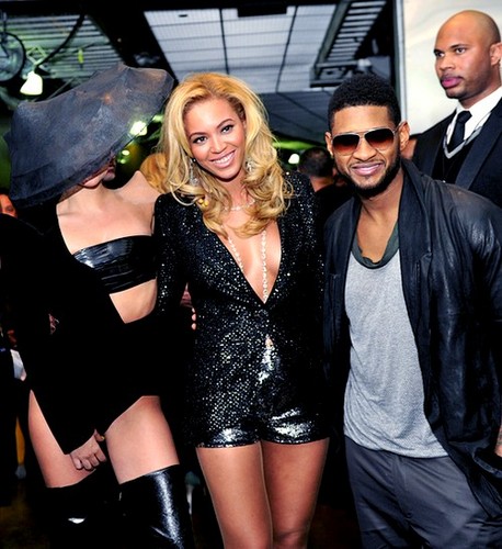  With Usher & Lady Gaga