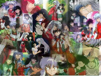  इनुयाशा and kagome collage