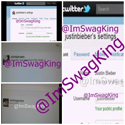 just saw this pic on @imswagking profile is he justin ?and is hes private twitter name Aaron ?