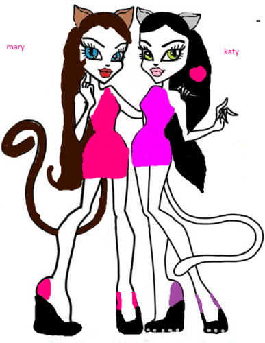  mary and katy.which is zaidi beautifull?