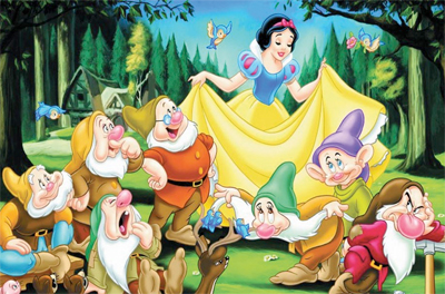 snow white and dwarfs