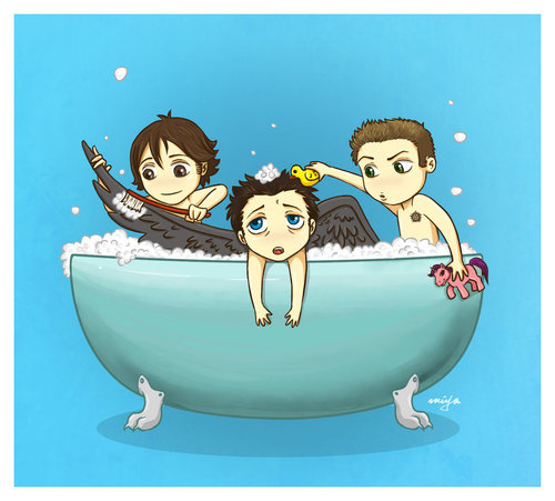Angels Dont Like To Take Bath!