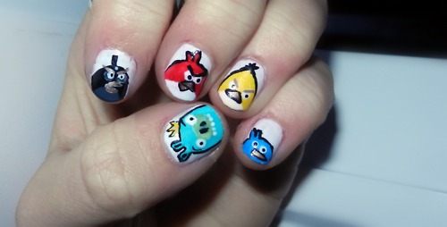  Angry Birds Fingernails