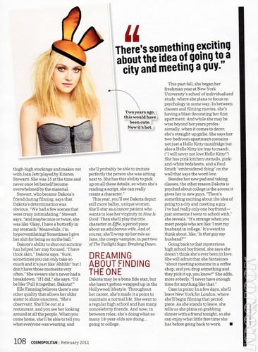  Dakota Fanning Gets Sexy For Cosmo February 2012 (Better Scans)