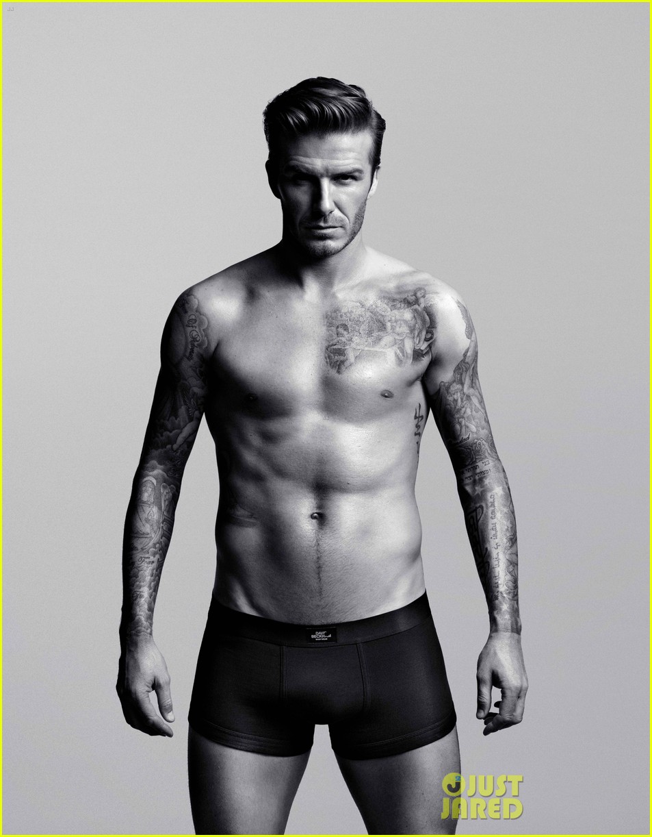 David Beckham Underwear Ads for H&M Revealed