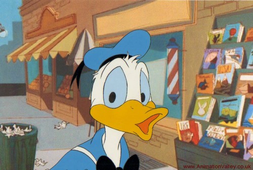 Donald Duck Production Cel
