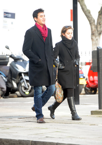  Emma Watson Shopping in London - January 4, 2012