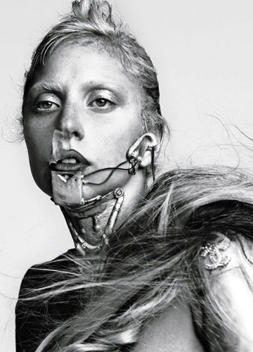  Lady Gaga Bares "The Big Ones" for L'Uomo Vogue