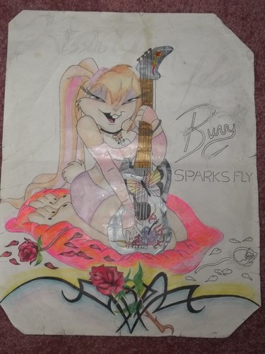  Lola Bunny and Her guitar, gitaa