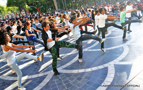  MJ Flashmob in Azerbaijan