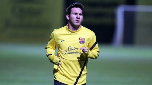  Messi from the aeroport to the Ciutat Esportiva