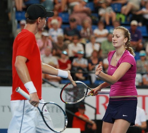 Petra Kvitova and Tomas Berdych Hopman Cup 2012