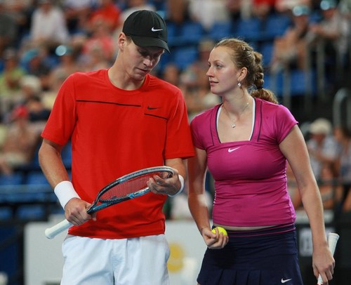 Petra Kvitova and Tomas Berdych Hopman Cup 2012