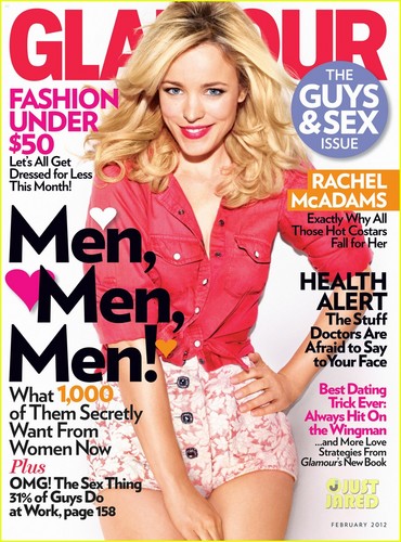  Rachel McAdams Covers 'Glamour' February 2012
