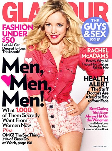  Rachel McAdams Covers Glamour February 2012