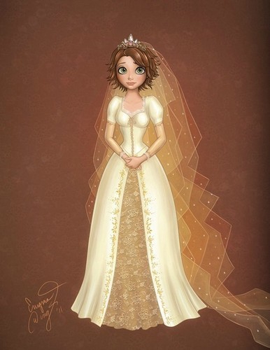  Rapunzel in her Wedding Dress