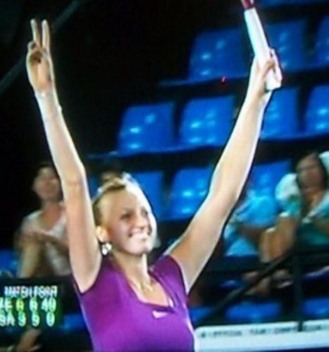  happy Petra Kvitova