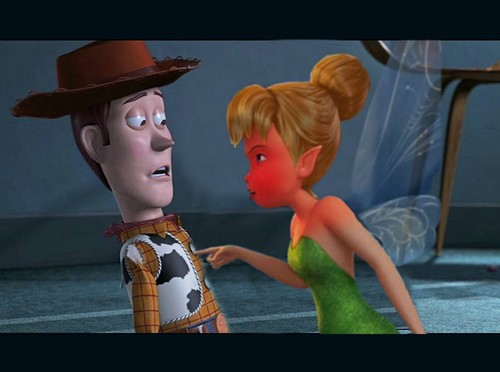  woody and tinkerbell