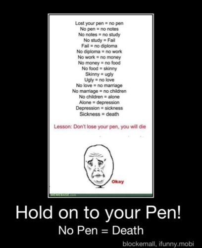  Don't Lose Your Pen