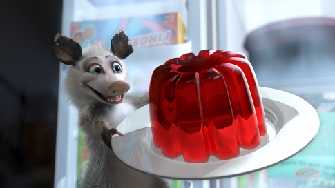 Heather the opossum- voiced by pop/rock canadian star Avril Wysteria Lavigne