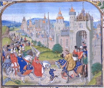 Isabella, "She-wolf of France", Queen of England, enters Paris.