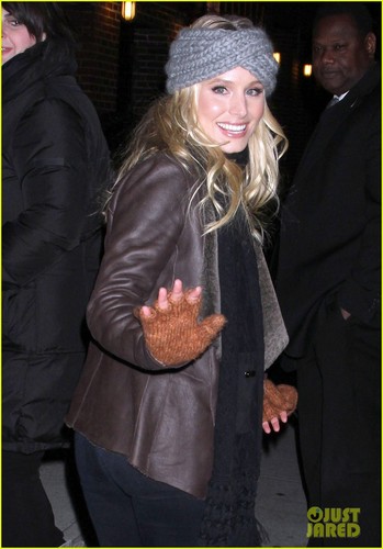  Kristen Bell: 'Late Show' in NYC!