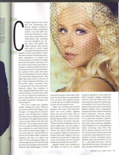  Marie Claire Magazine Scans February 2012
