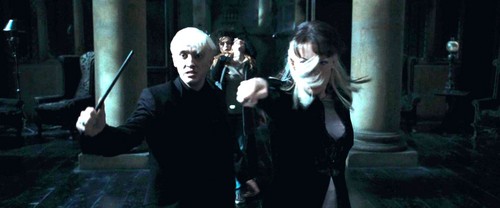 Narcissa and Draco Malfoy with Bellatrix