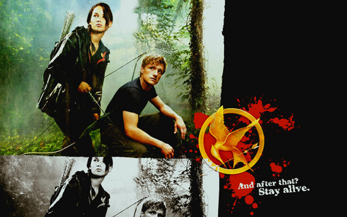 Peeta and Katniss Everdeen