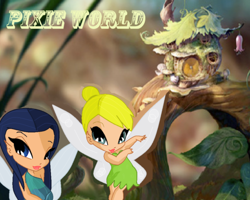  Pixie World (Tinkerbell and Silvermist)