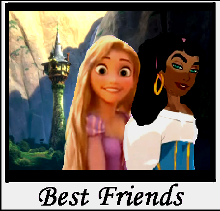 Rapunzel & Esmeralda Best Marafiki :D